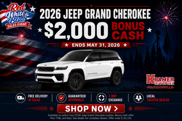 Kramer CDJR Madisonville May Incentives